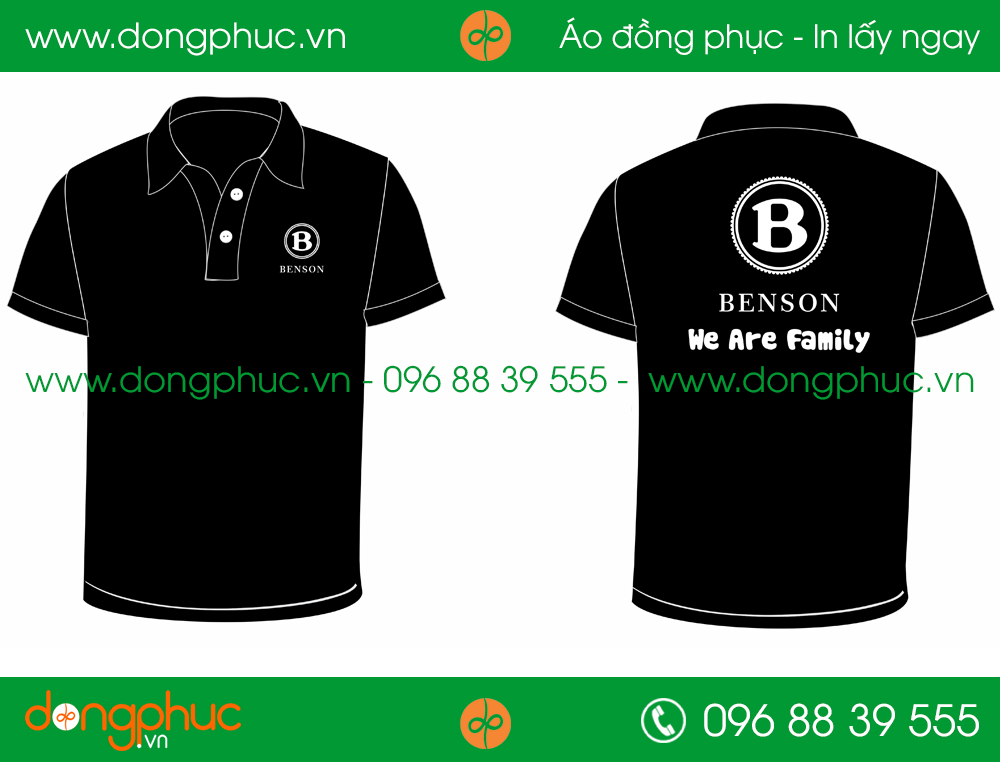 Áo phông đồng phục benson